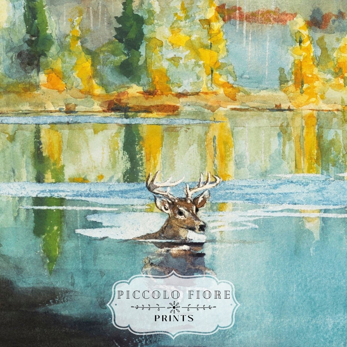 An October Day | P58 - Single Art Prints - Piccolo Fiore Prints