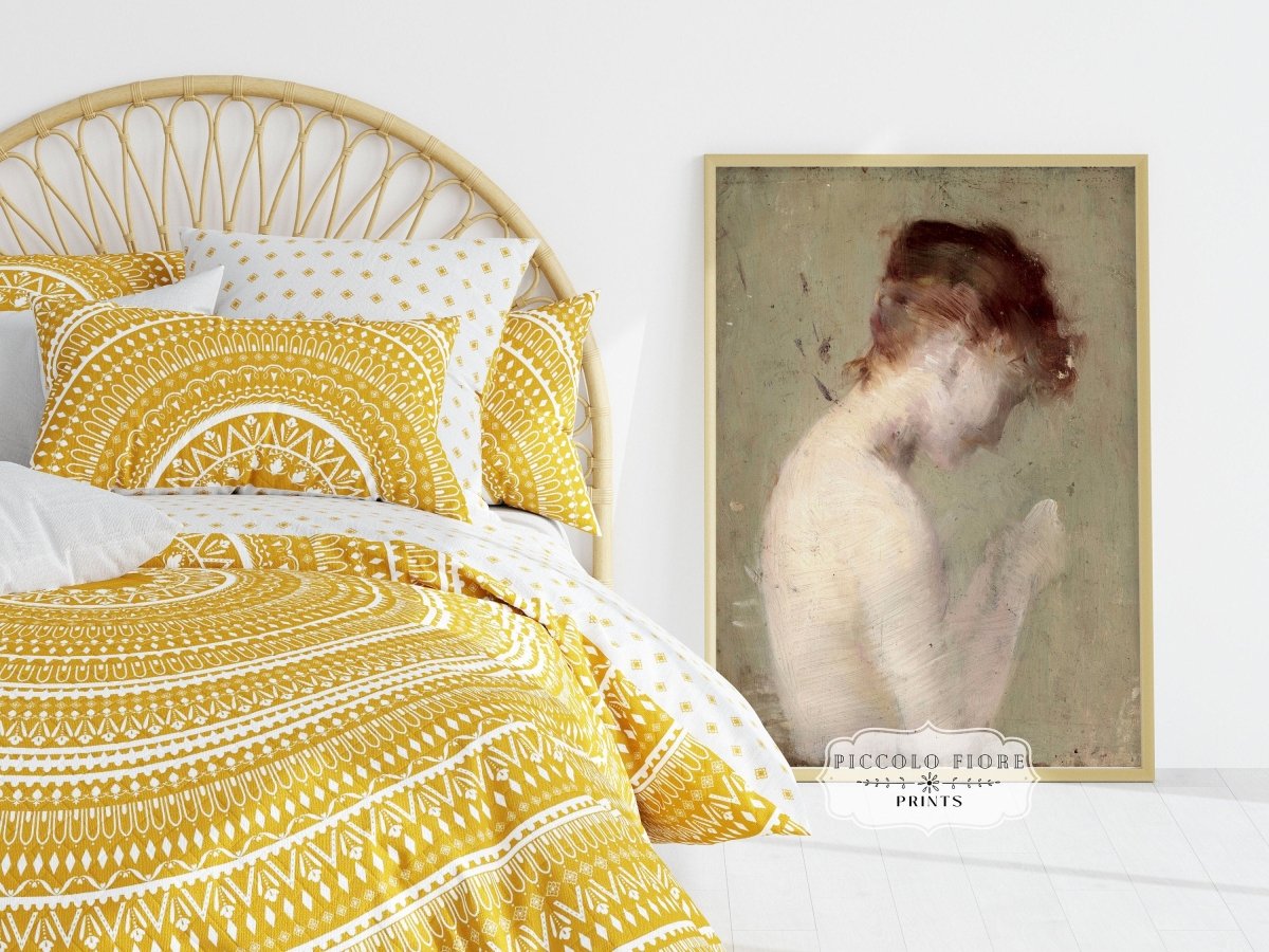 Auburn Nude | P374 - Single Art Prints - Piccolo Fiore Prints