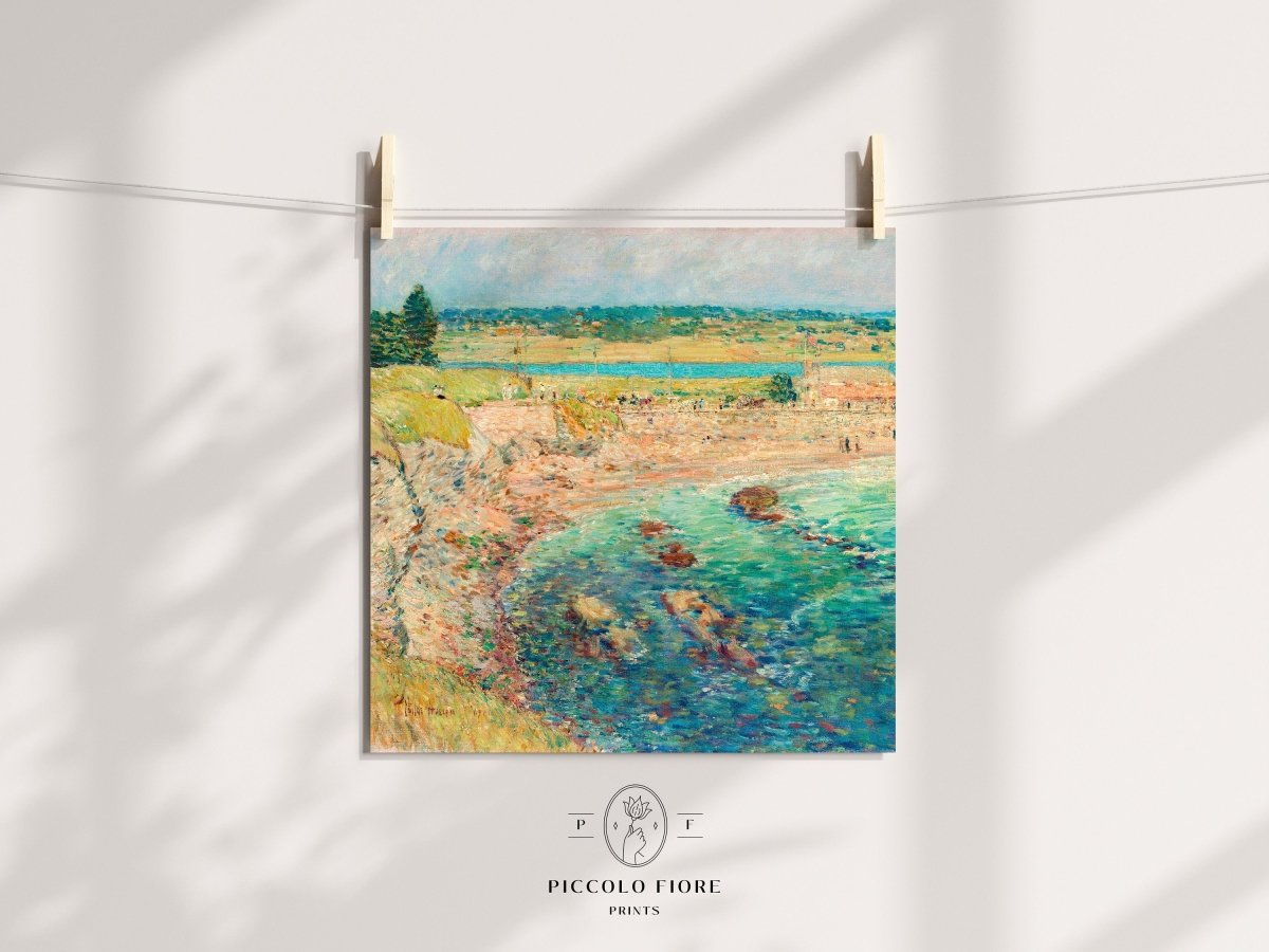 Bailey's Beach | P356 - Single Square Art Prints - Piccolo Fiore Prints