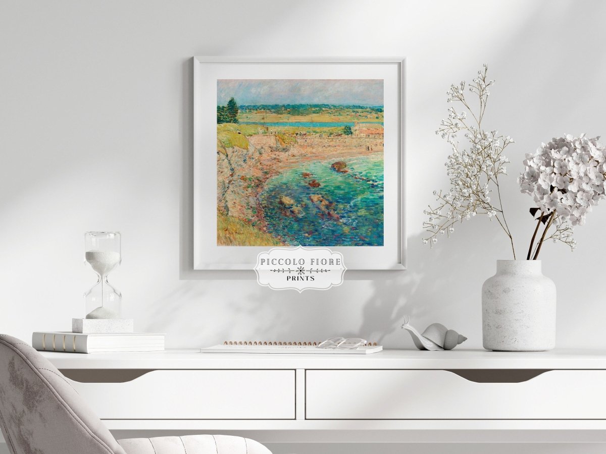 Bailey's Beach | P356 - Single Square Art Prints - Piccolo Fiore Prints