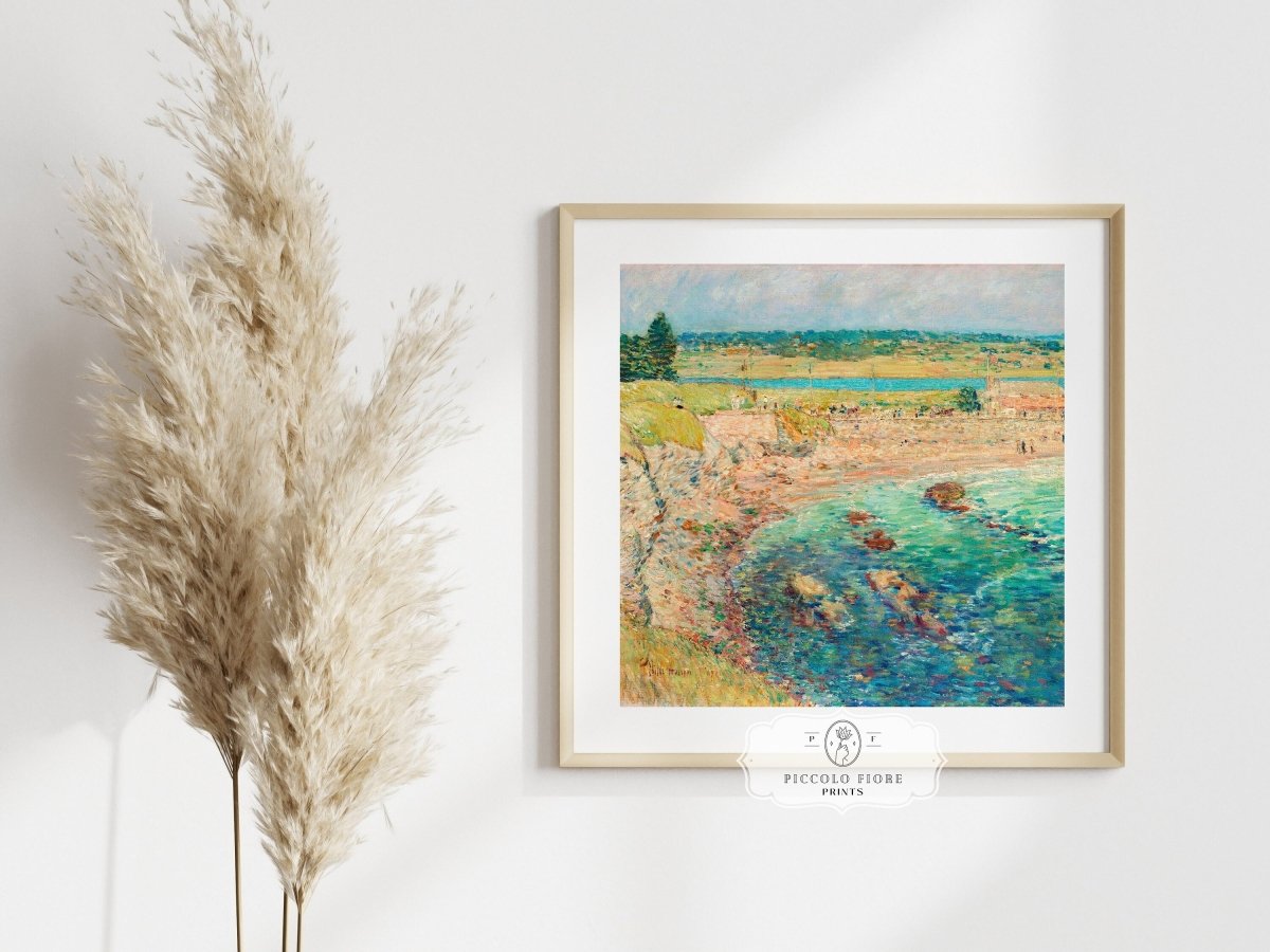 Bailey's Beach | P356 - Single Square Art Prints - Piccolo Fiore Prints