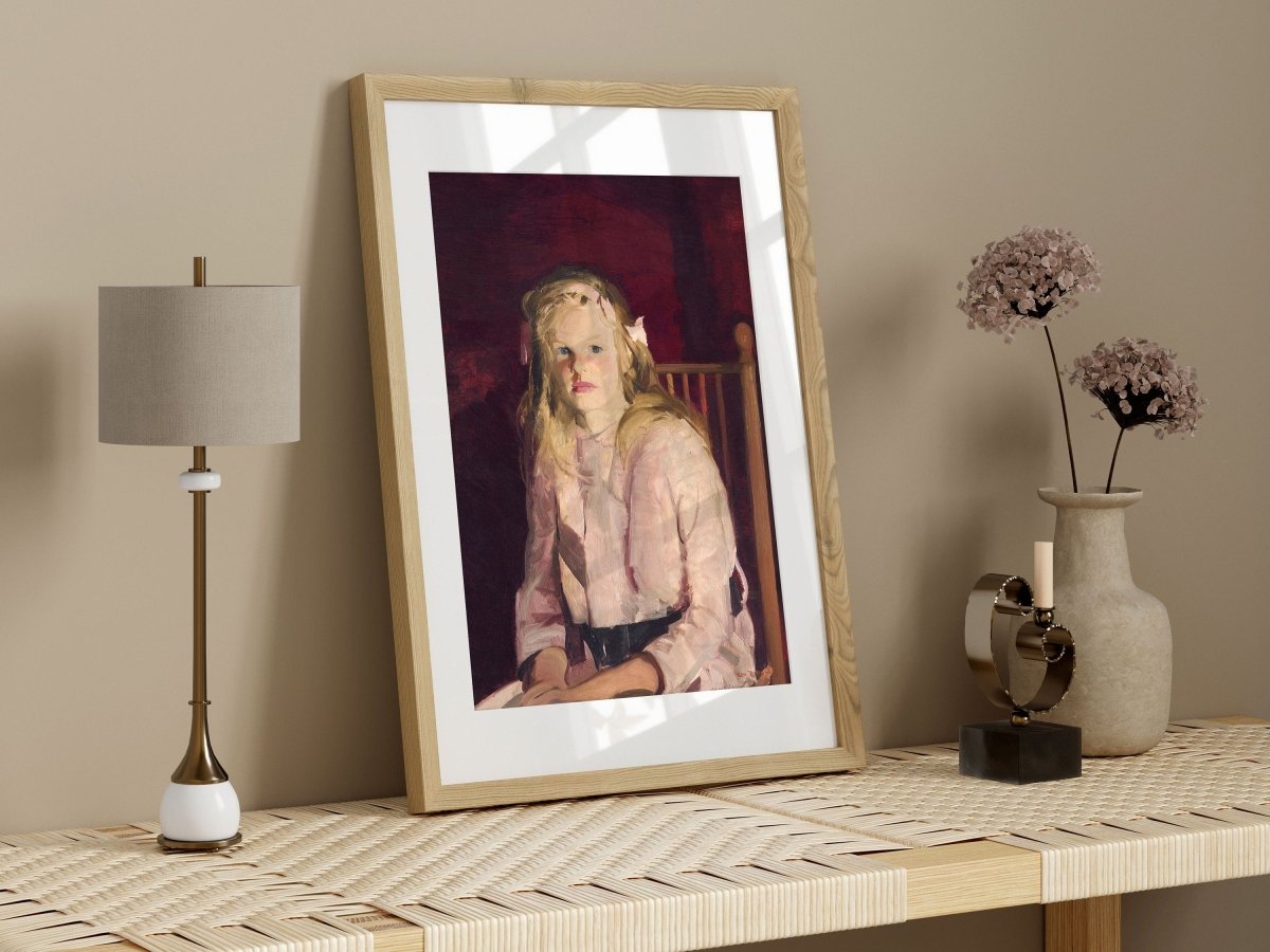 Blonde Haired Girl | P324 - Single Art Prints - Piccolo Fiore Prints