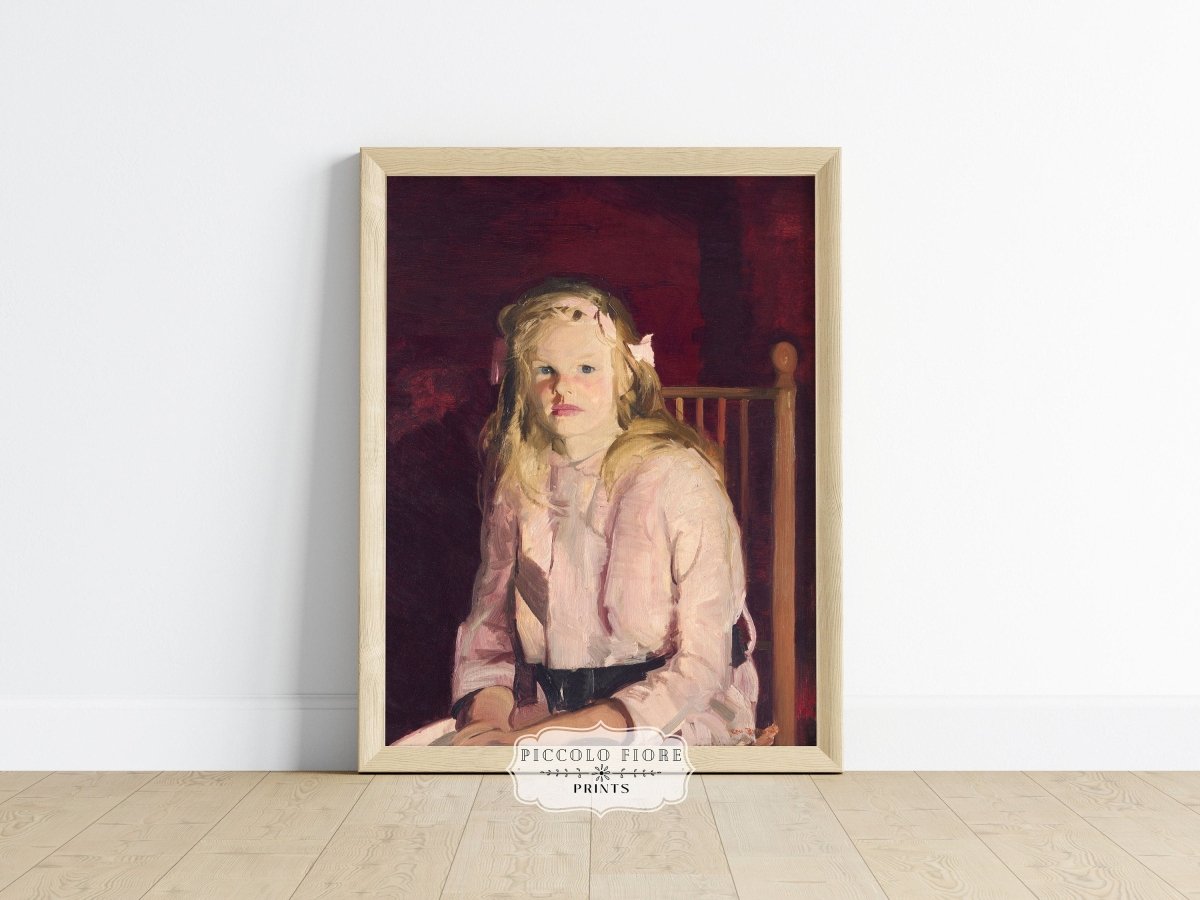Blonde Haired Girl | P324 - Single Art Prints - Piccolo Fiore Prints