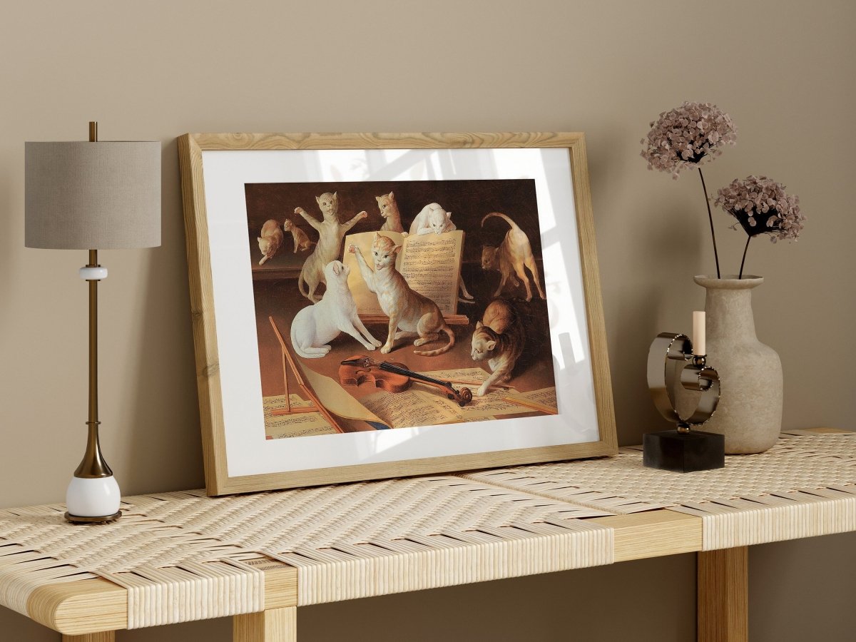 Cat Concert | P481 - Single Art Prints - Piccolo Fiore Prints