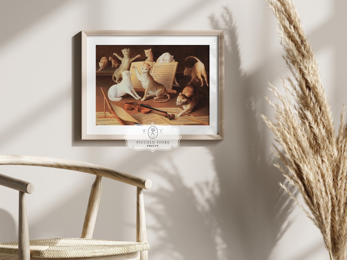 Cat Concert | P481 - Single Art Prints - Piccolo Fiore Prints