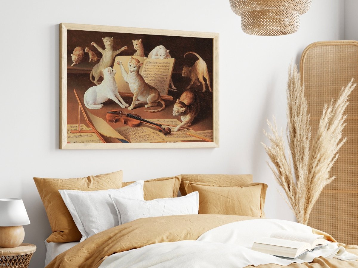 Cat Concert | P481 - Single Art Prints - Piccolo Fiore Prints