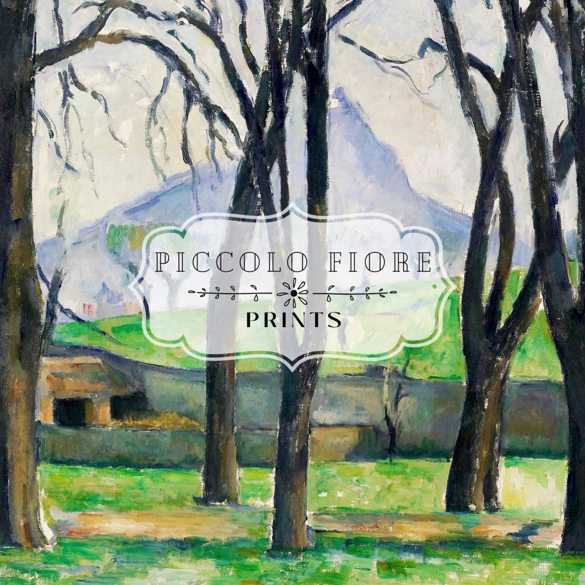 Chestnut Trees | P180 - Single Art Prints - Piccolo Fiore Prints