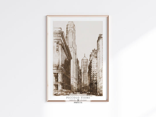 Chicago Sketch | P497 - Single Art Prints - Piccolo Fiore Prints