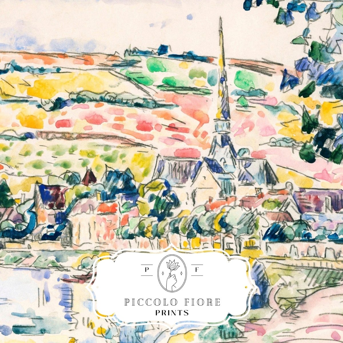 Concarneau | P63 - Single Art Prints - Piccolo Fiore Prints