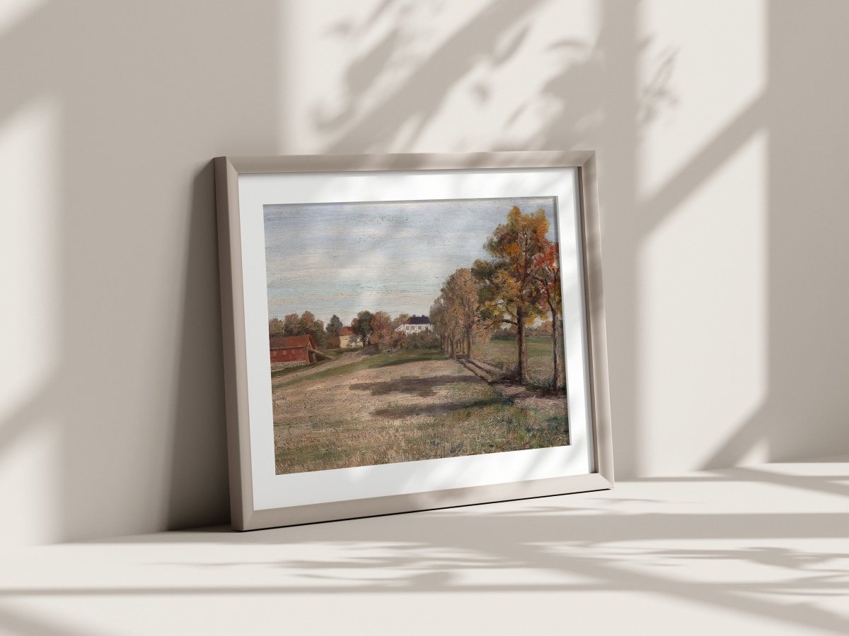 Country Manor House | P449 - Single Art Prints - Piccolo Fiore Prints