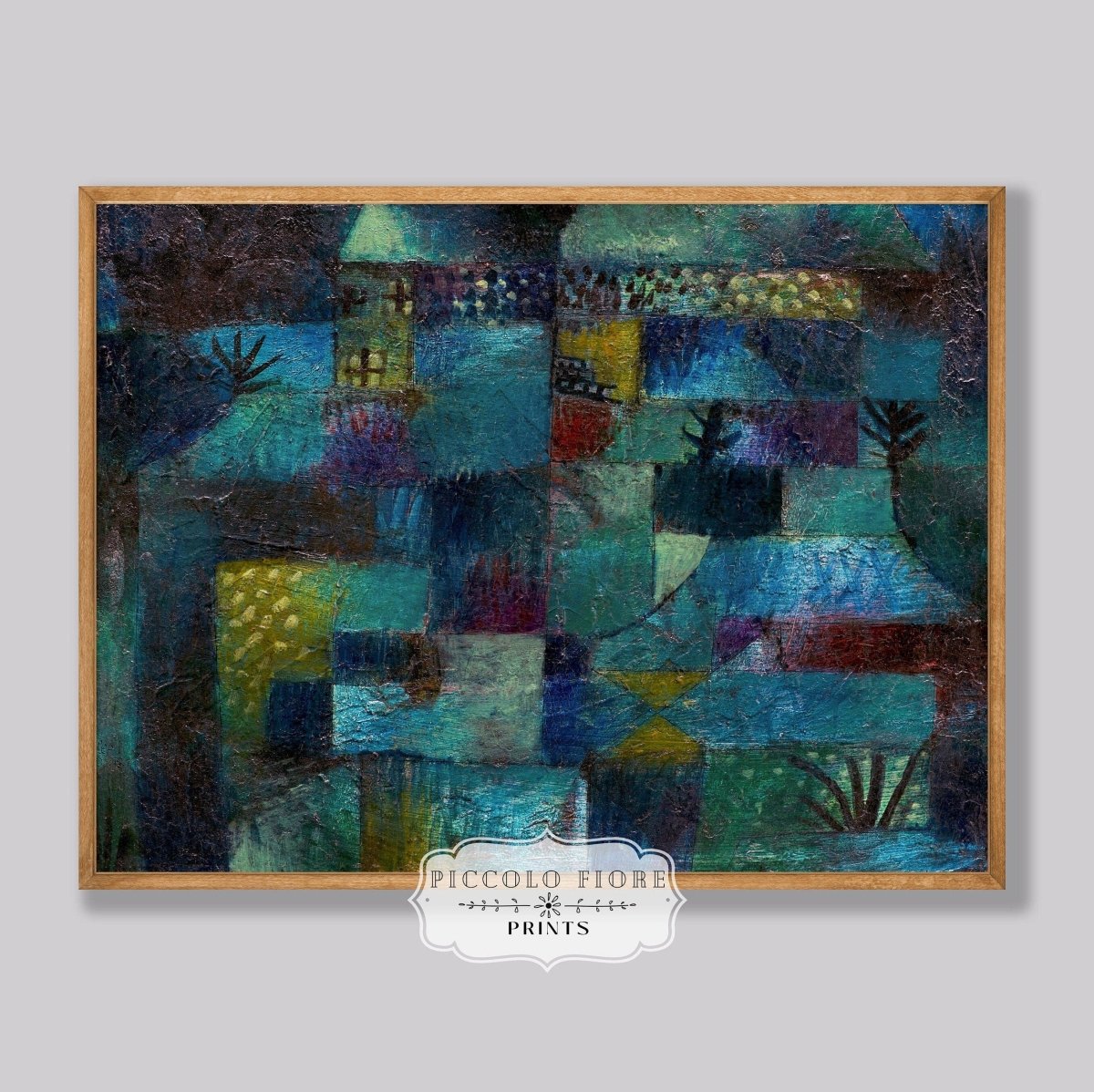 Dark Navy Blue & Green | Gallery Wall Set | 6 Prints | S9 - 8.4 - Gallery Wall Set - Piccolo Fiore Prints