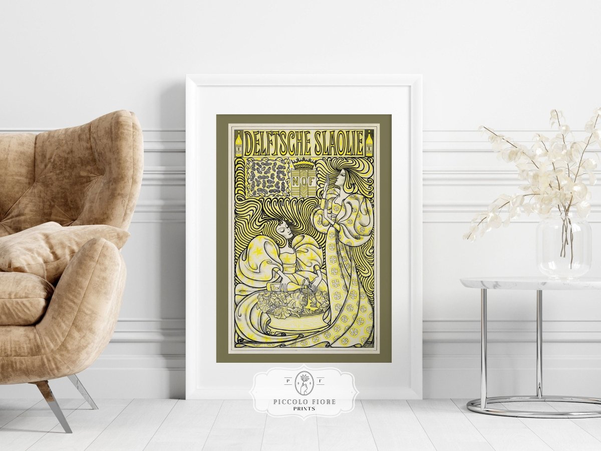 Delft Salad Oil | P703 - Single Art Prints - Piccolo Fiore Prints