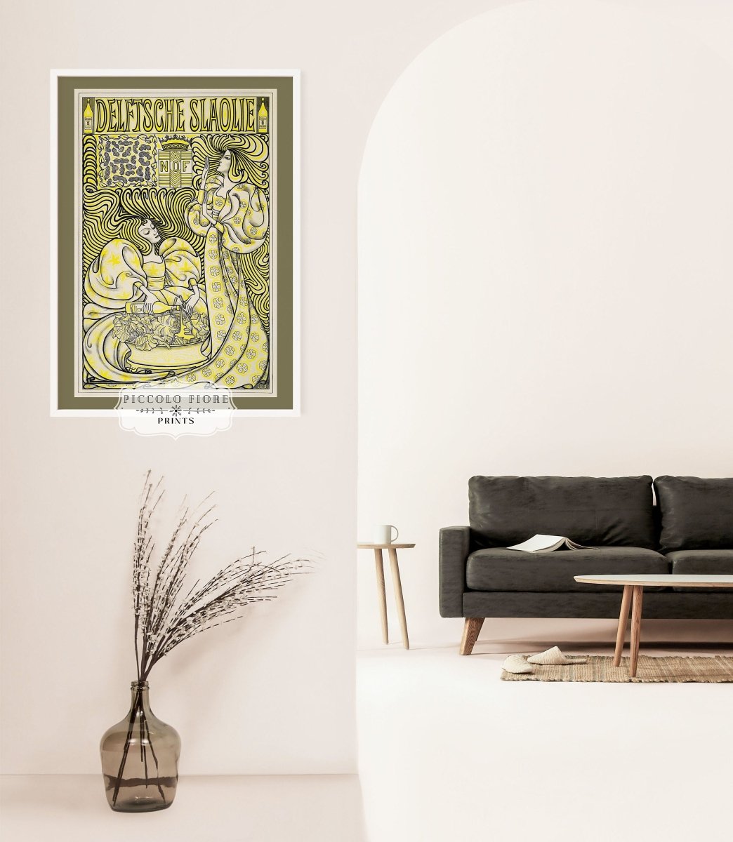 Delft Salad Oil | P703 - Single Art Prints - Piccolo Fiore Prints