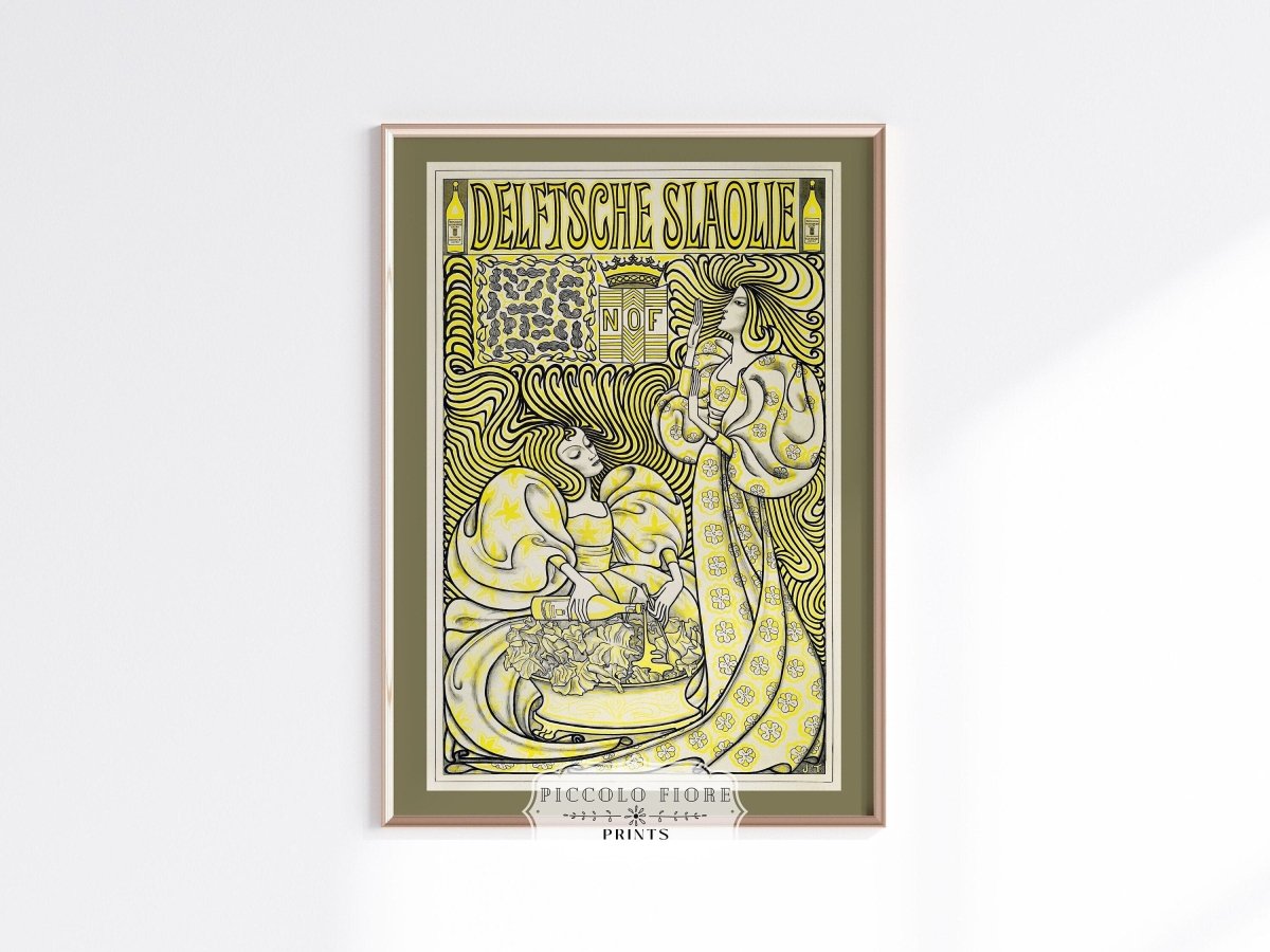 Delft Salad Oil | P703 - Single Art Prints - Piccolo Fiore Prints
