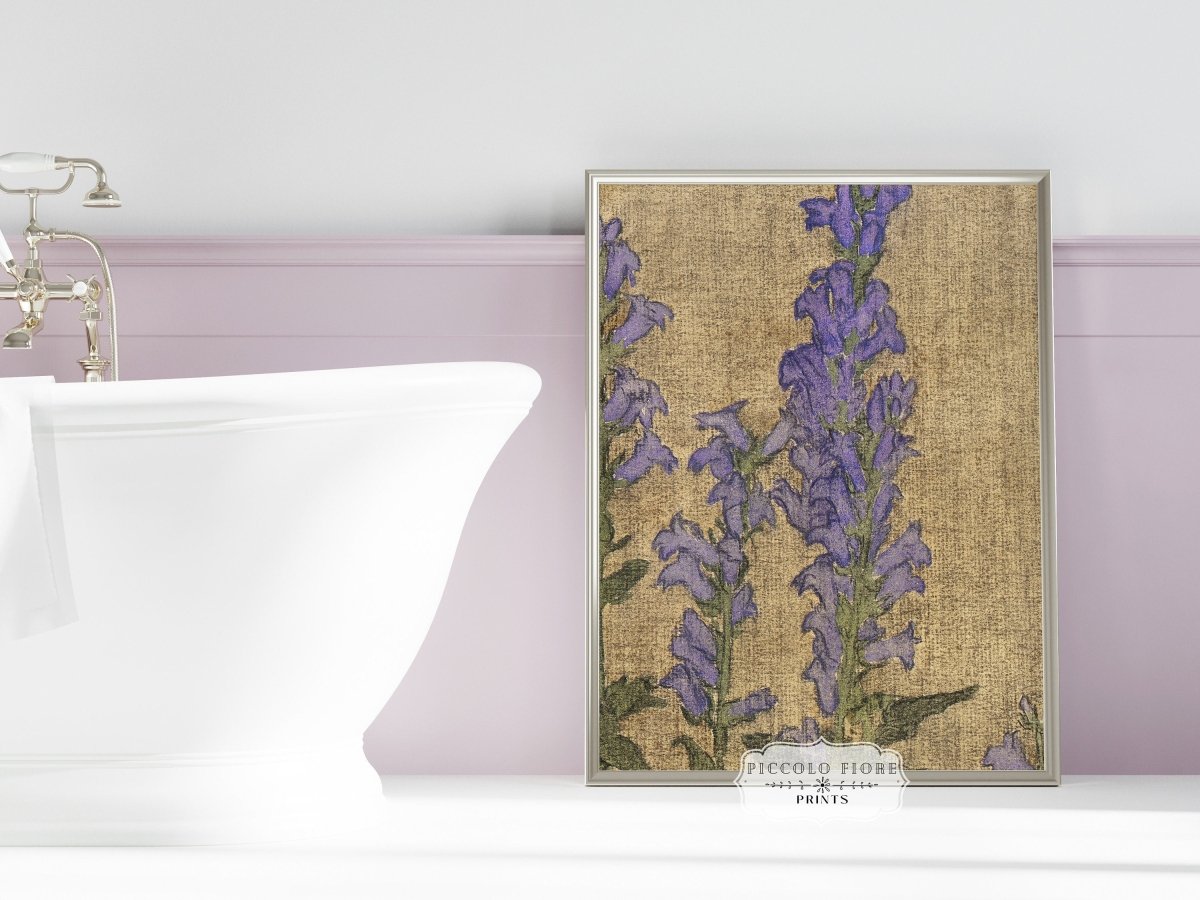 Delphinium | P276 - Single Art Prints - Piccolo Fiore Prints