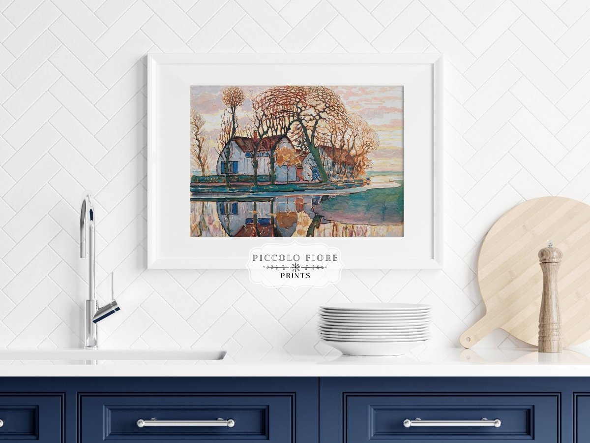 Dutch Farmhouse | P248 - Single Art Prints - Piccolo Fiore Prints
