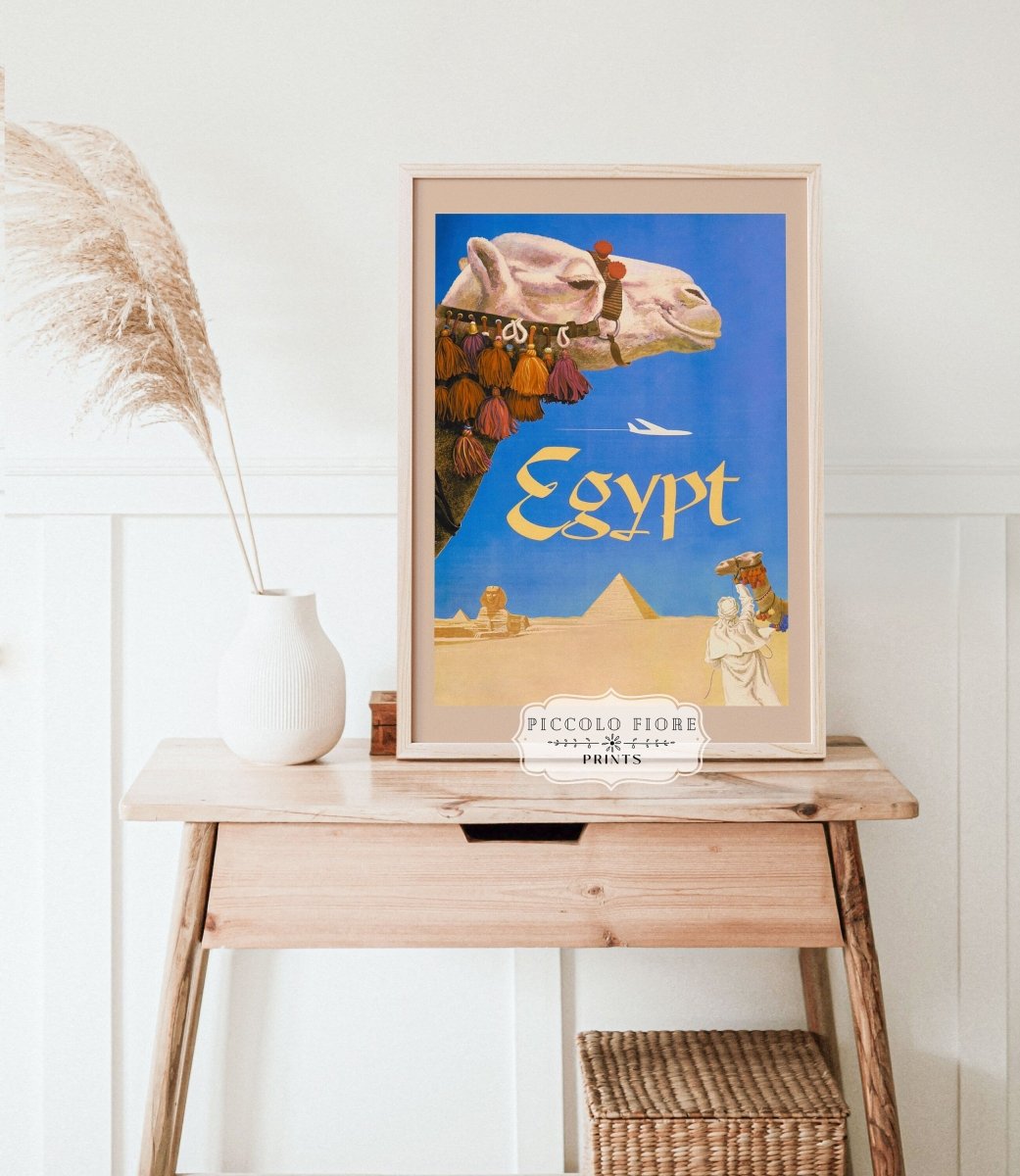 Egypt TWA Travel Advertisement | P704 - Single Art Prints - Piccolo Fiore Prints