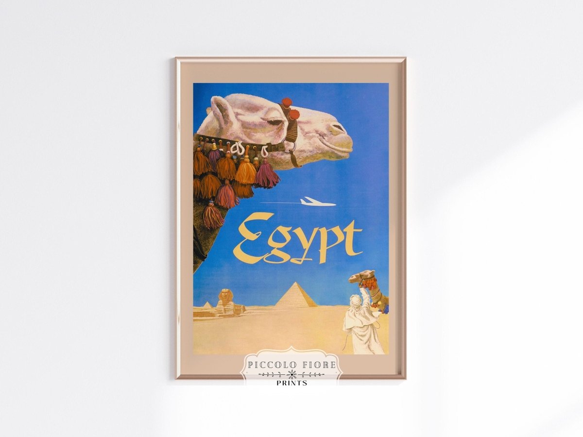 Egypt TWA Travel Advertisement | P704 - Single Art Prints - Piccolo Fiore Prints