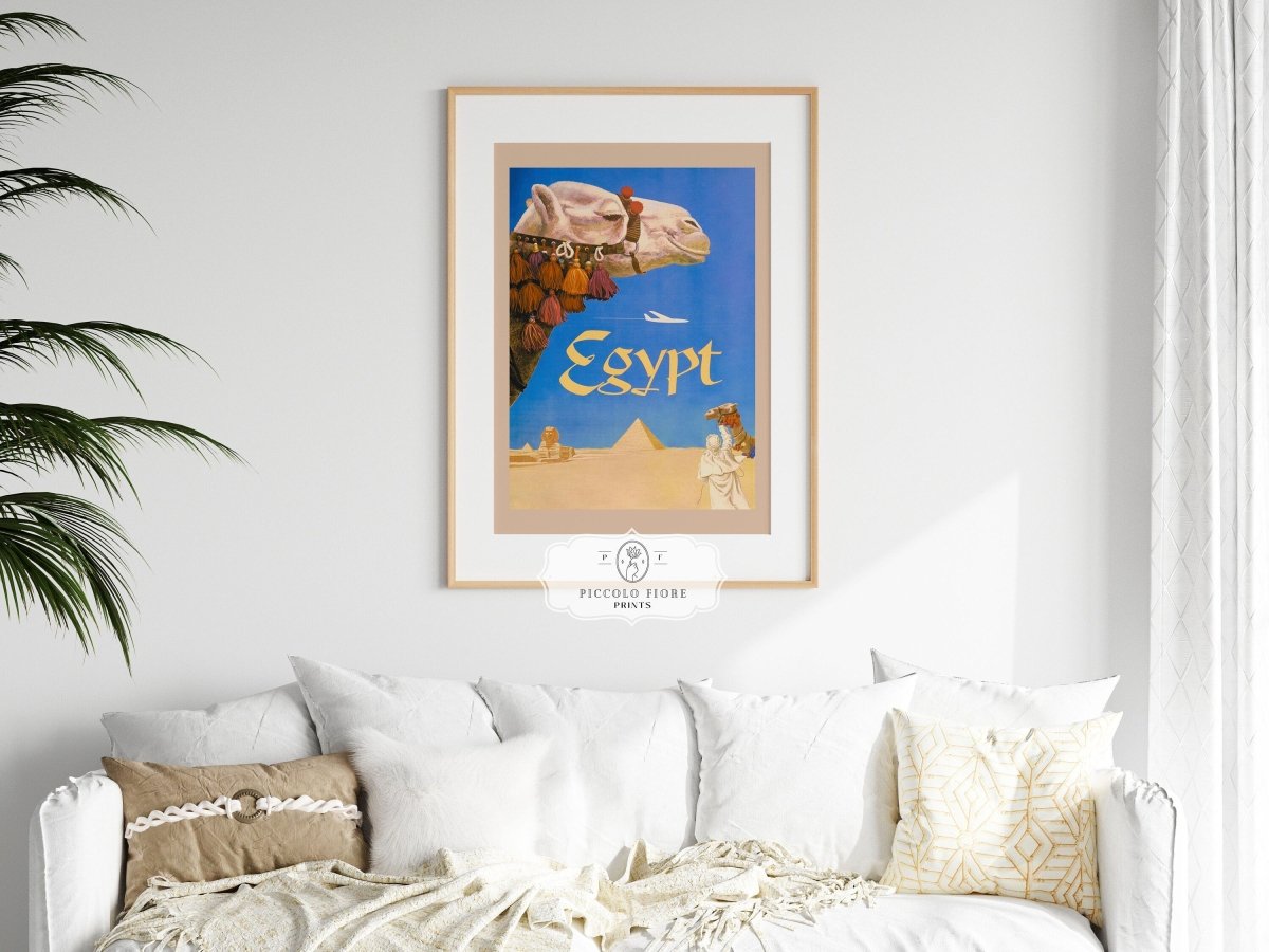 Egypt TWA Travel Advertisement | P704 - Single Art Prints - Piccolo Fiore Prints