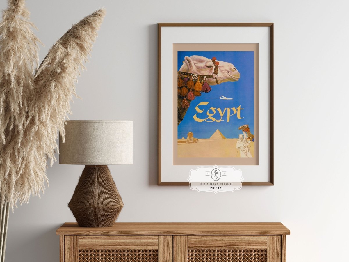 Egypt TWA Travel Advertisement | P704 - Single Art Prints - Piccolo Fiore Prints