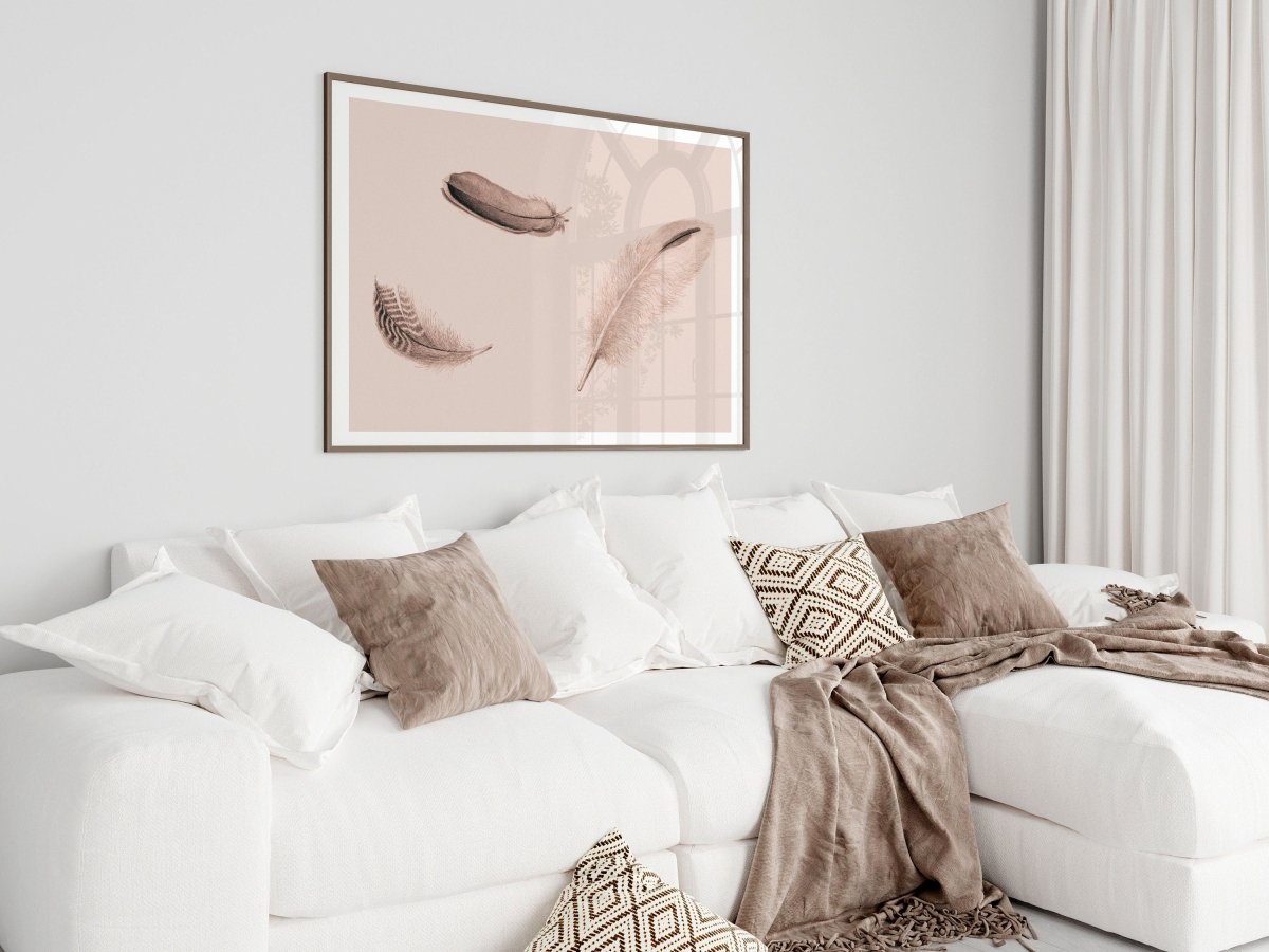 Feather Study | P389 - Single Art Prints - Piccolo Fiore Prints