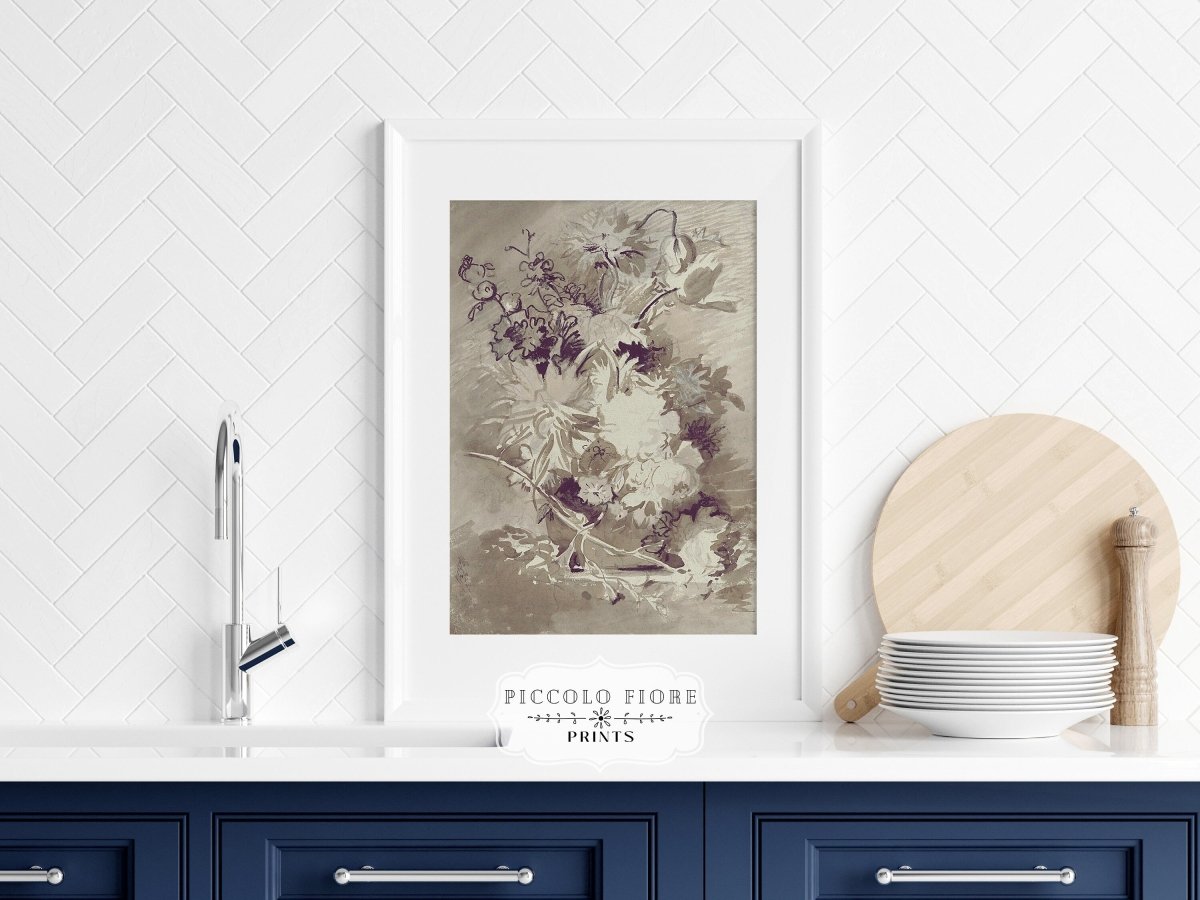 Flower Study | P548 - Single Art Prints - Piccolo Fiore Prints