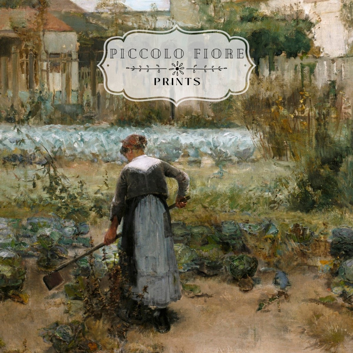 Green Country Farmhouse | Gallery Wall Set | 10 Prints | S10 - 4 - Gallery Wall Set - Piccolo Fiore Prints