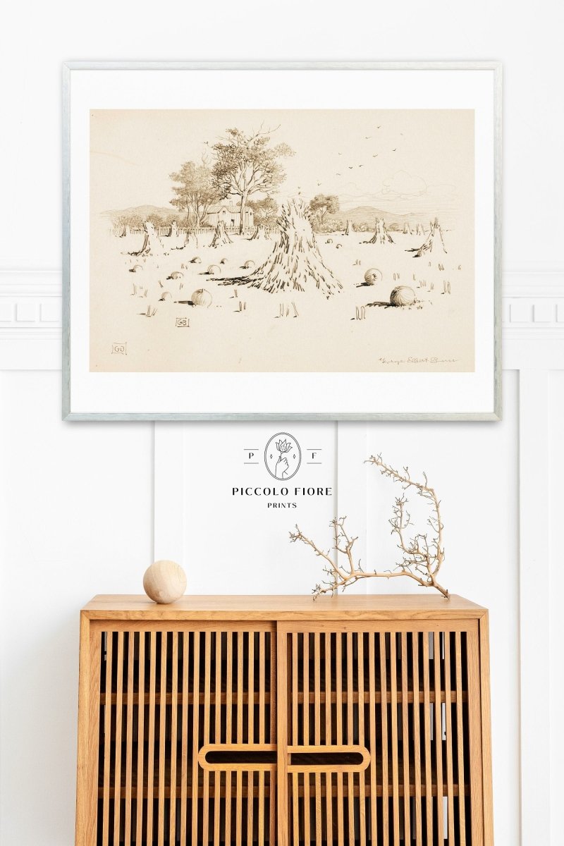 Harvest Sketch | P188 - Single Art Prints - Piccolo Fiore Prints