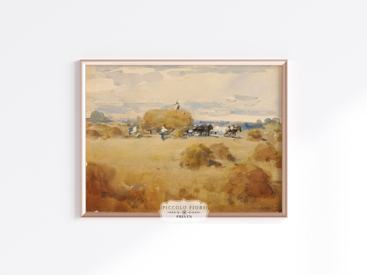 Haymaking | P185 - Single Art Prints - Piccolo Fiore Prints