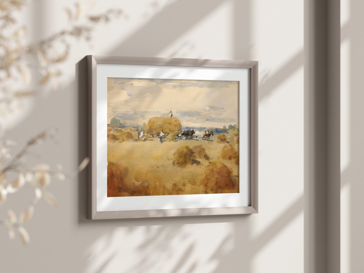 Haymaking | P185 - Single Art Prints - Piccolo Fiore Prints