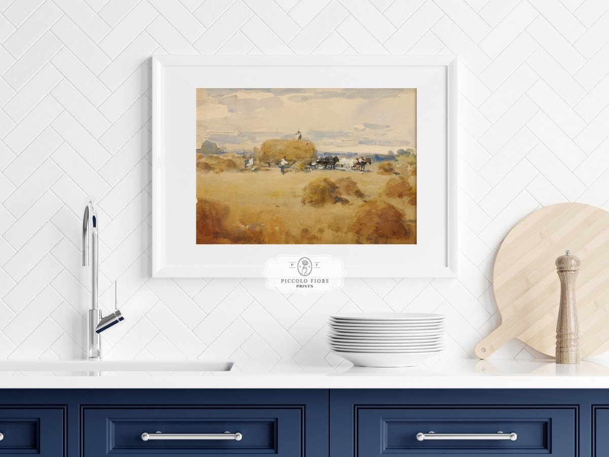 Haymaking | P185 - Single Art Prints - Piccolo Fiore Prints