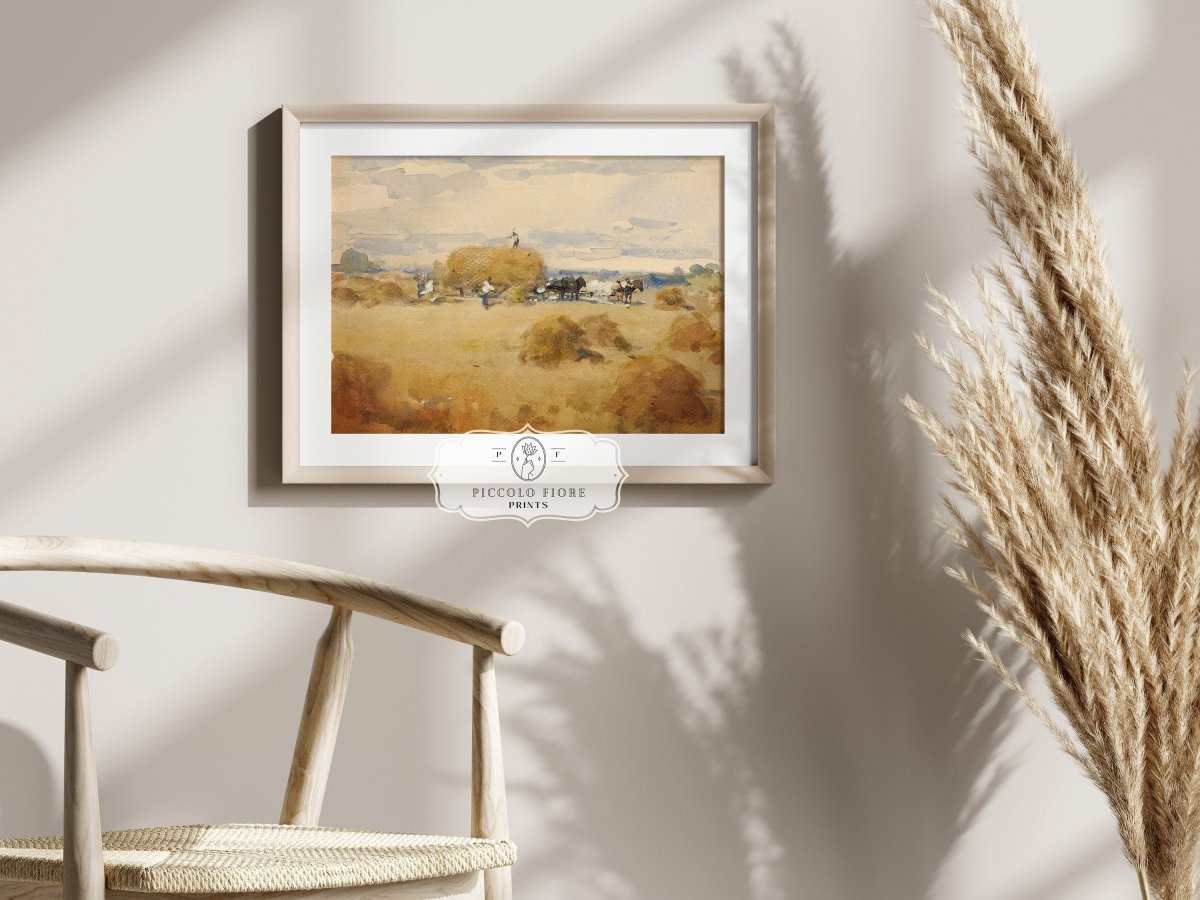Haymaking | P185 - Single Art Prints - Piccolo Fiore Prints
