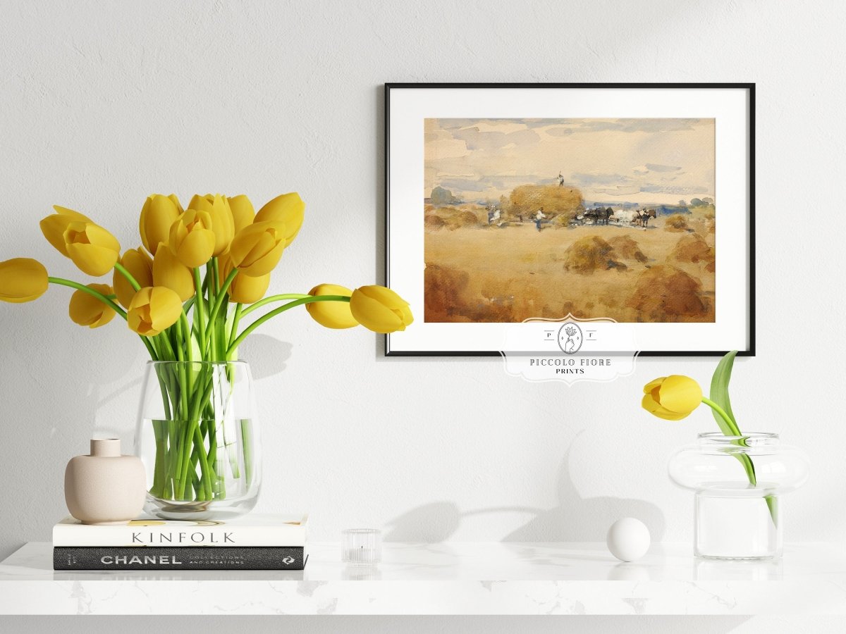 Haymaking | P185 - Single Art Prints - Piccolo Fiore Prints