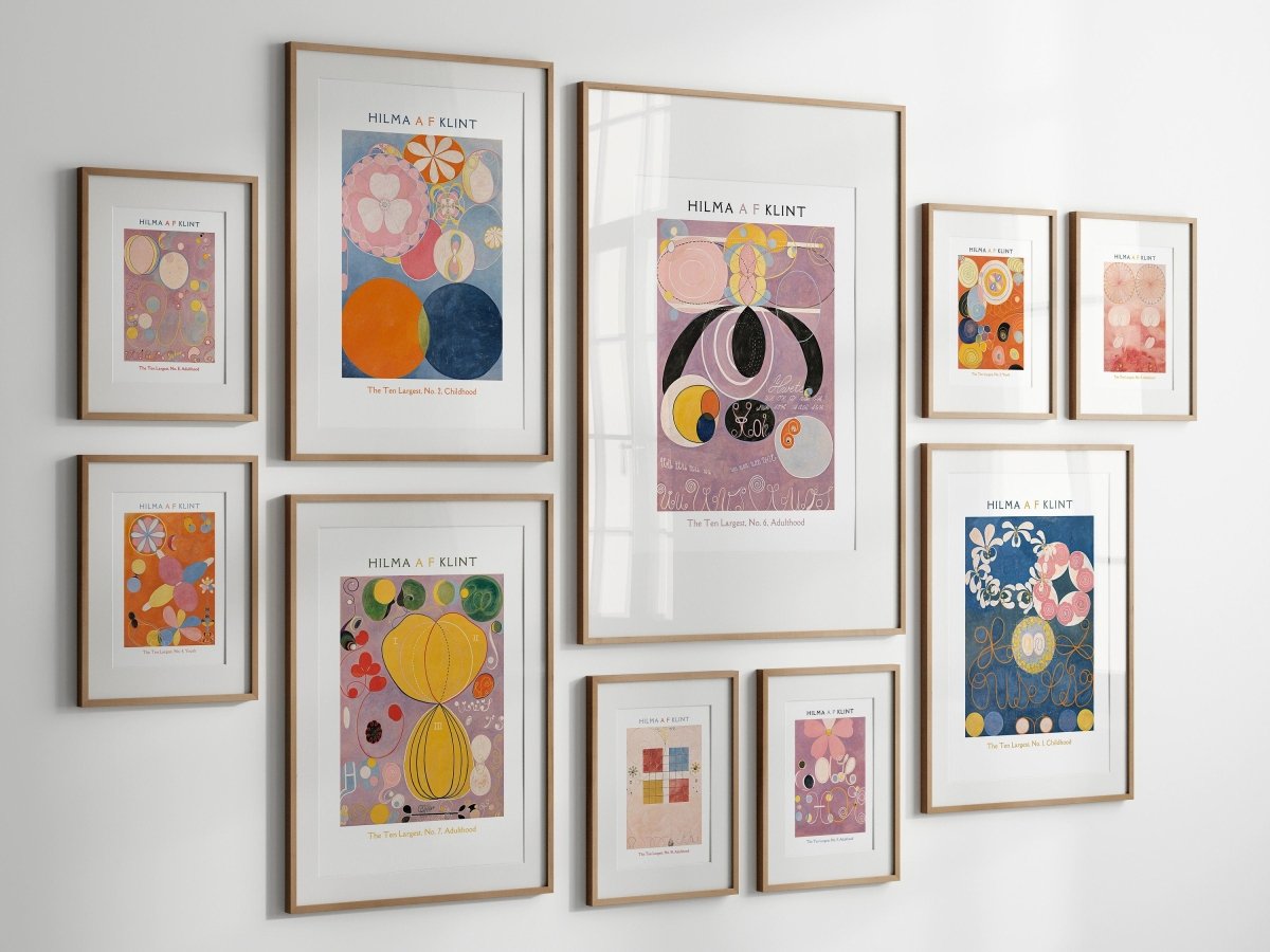 Hilma af Klint Art Prints | Gallery Wall Set | 10 Prints | S10 - 13 - Gallery Wall Set - Piccolo Fiore Prints