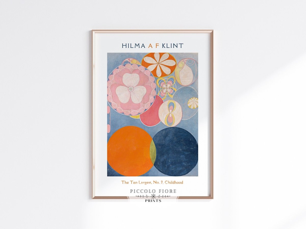 Hilma af Klint The Ten Largest | No. 2, Childhood | P576 - Single Art Prints - Piccolo Fiore Prints