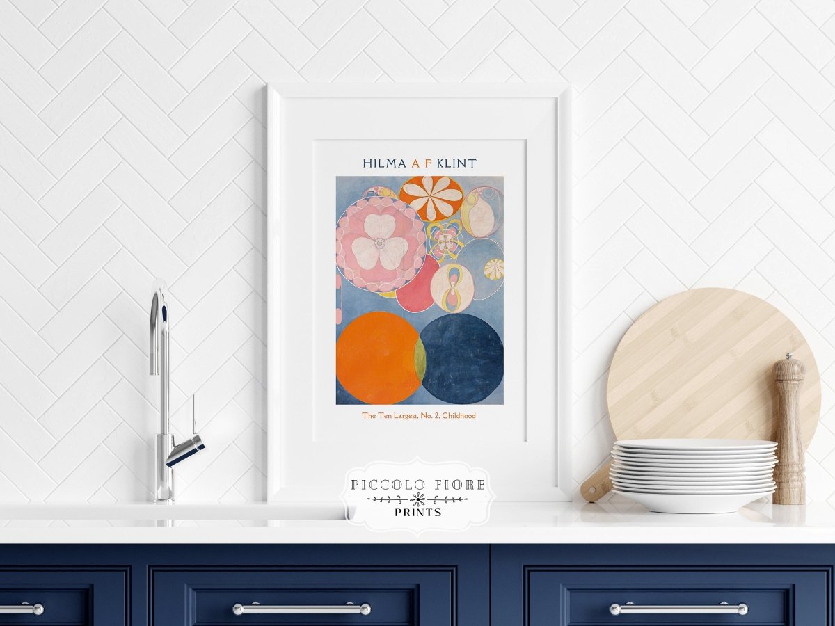 Hilma af Klint The Ten Largest | No. 2, Childhood | P576 - Single Art Prints - Piccolo Fiore Prints