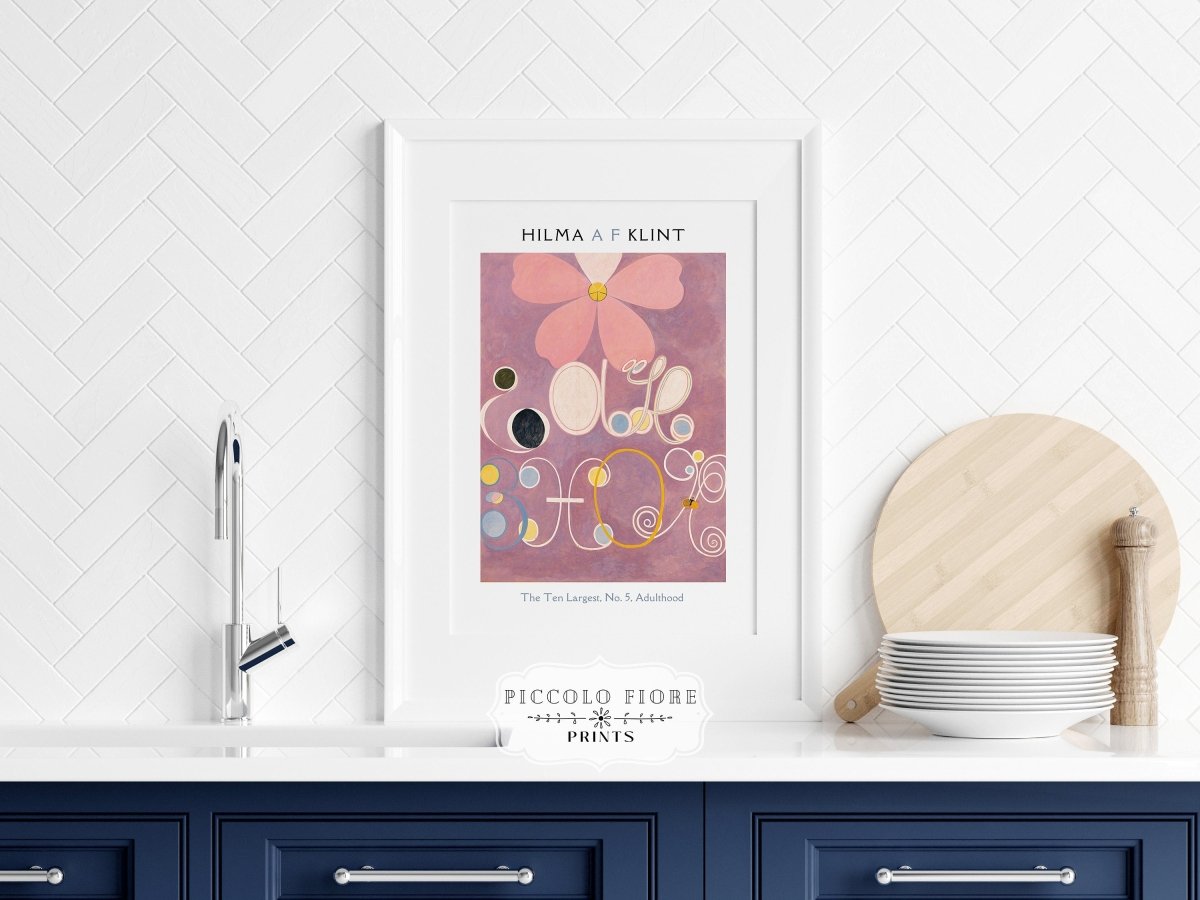 Hilma af Klint The Ten Largest | No. 5, Adulthood | P579 - Single Art Prints - Piccolo Fiore Prints