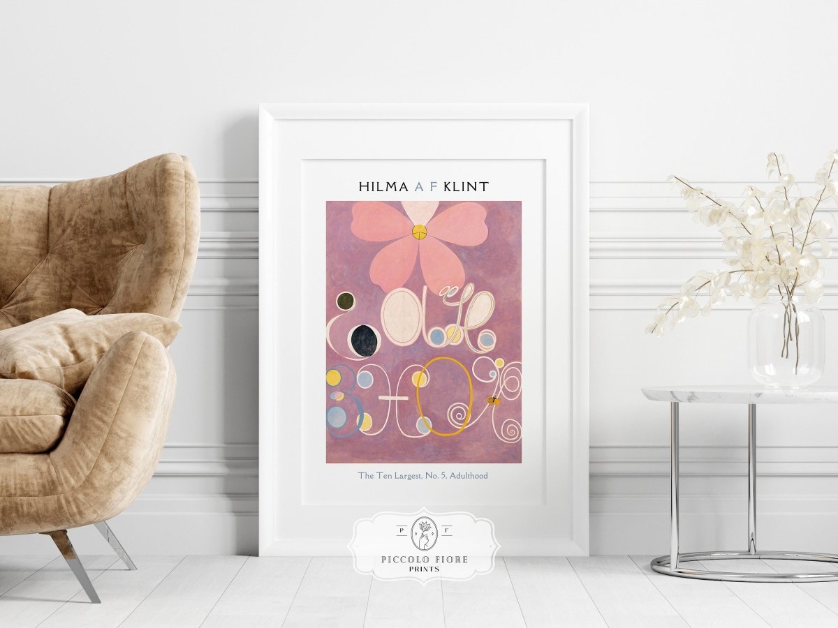 Hilma af Klint The Ten Largest | No. 5, Adulthood | P579 - Single Art Prints - Piccolo Fiore Prints