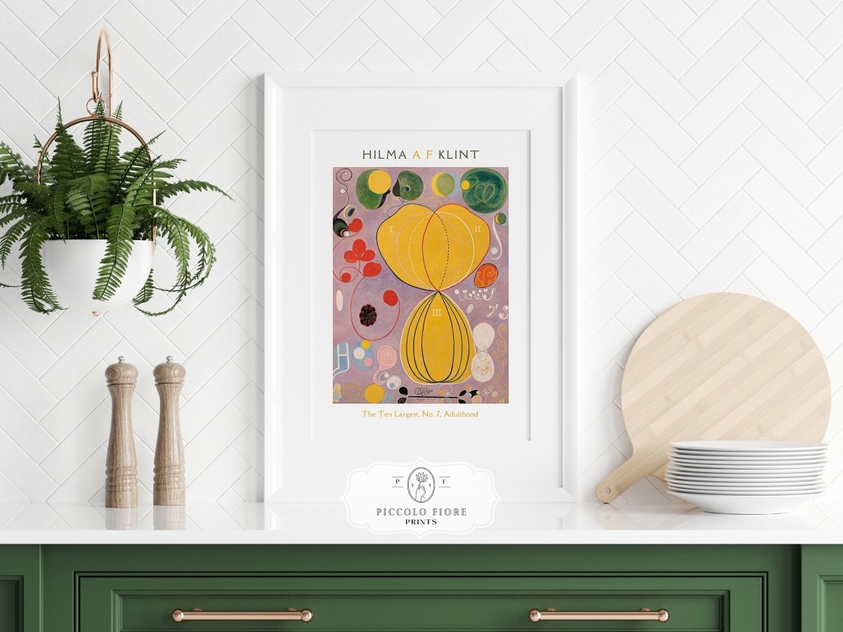 Hilma af Klint The Ten Largest | No. 7, Adulthood | P581 - Single Art Prints - Piccolo Fiore Prints