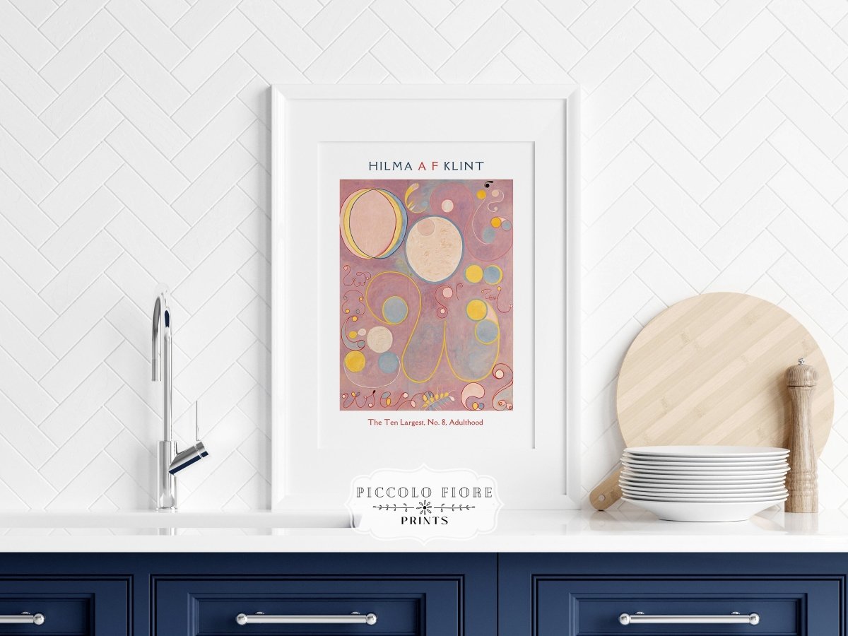 Hilma af Klint The Ten Largest | No. 8, Adulthood | P582 - Single Art Prints - Piccolo Fiore Prints