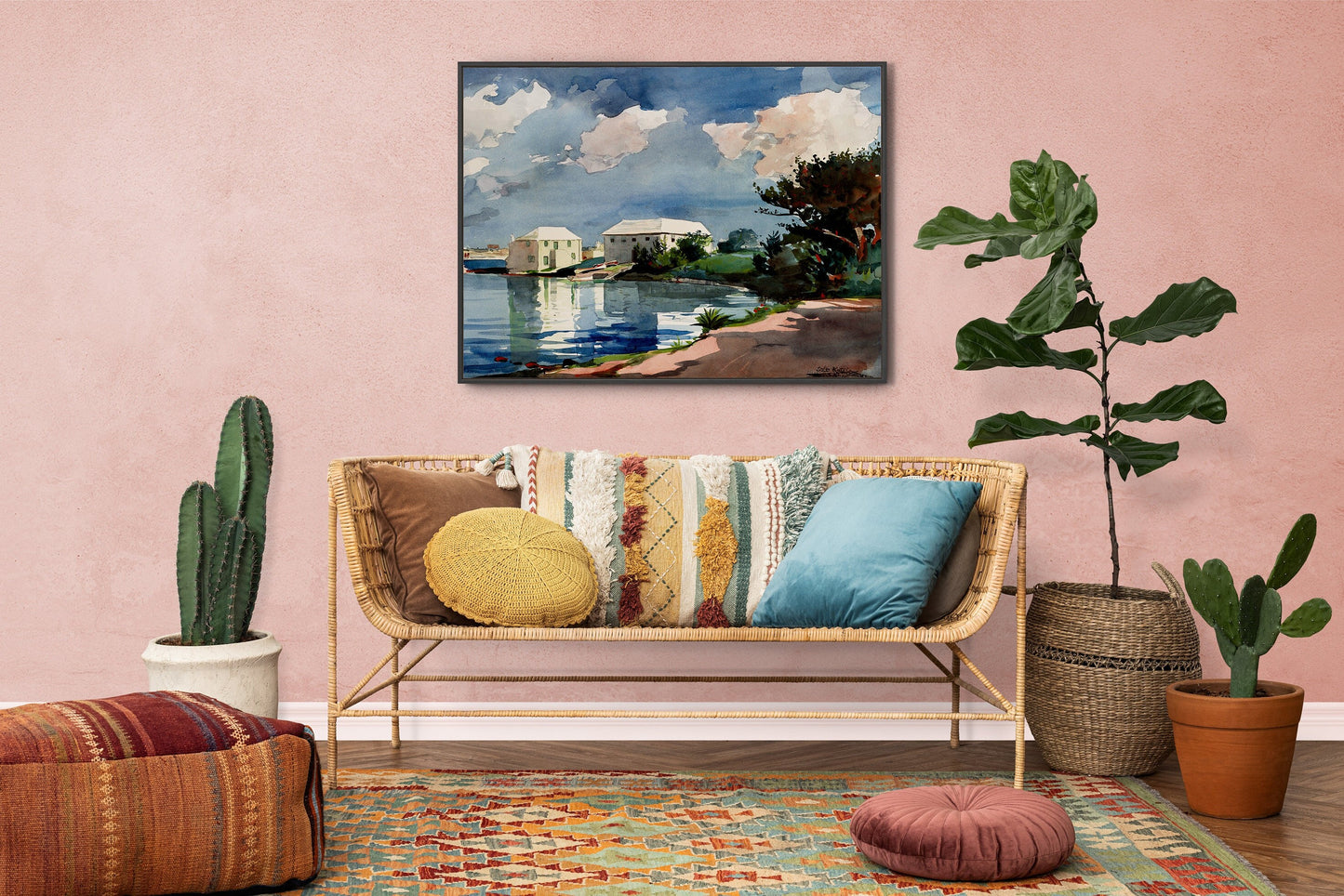 Blue Beach House | Gallery Wall Set | 9 Prints | S9-6