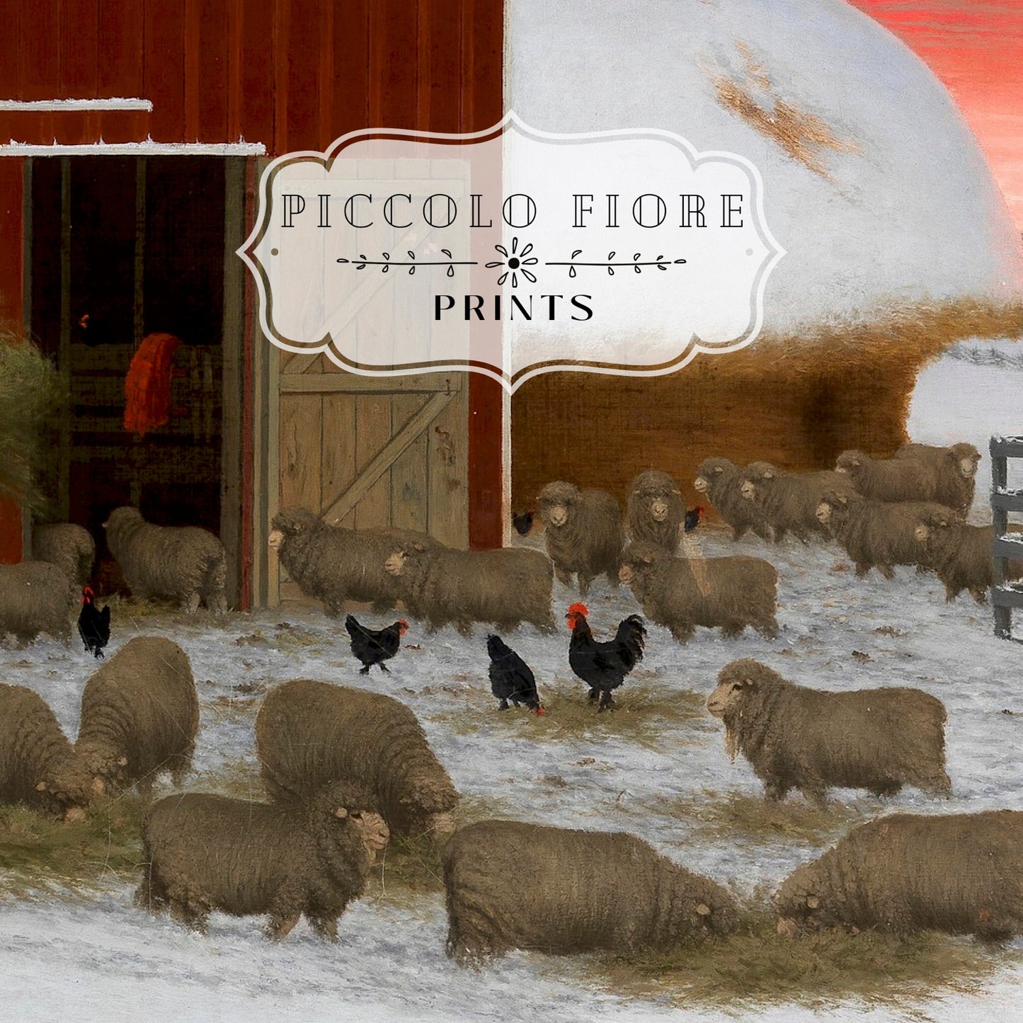Barnyard in Winter | P240