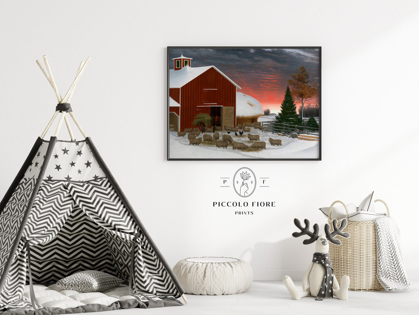 Barnyard in Winter | P240