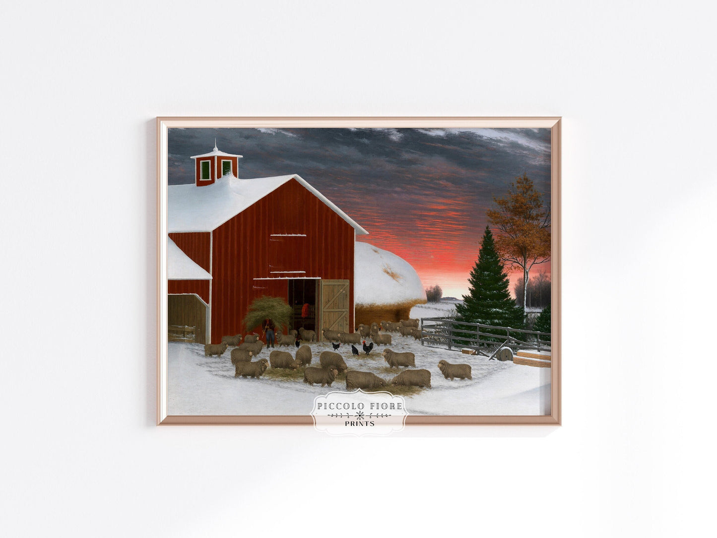 Barnyard in Winter | P240