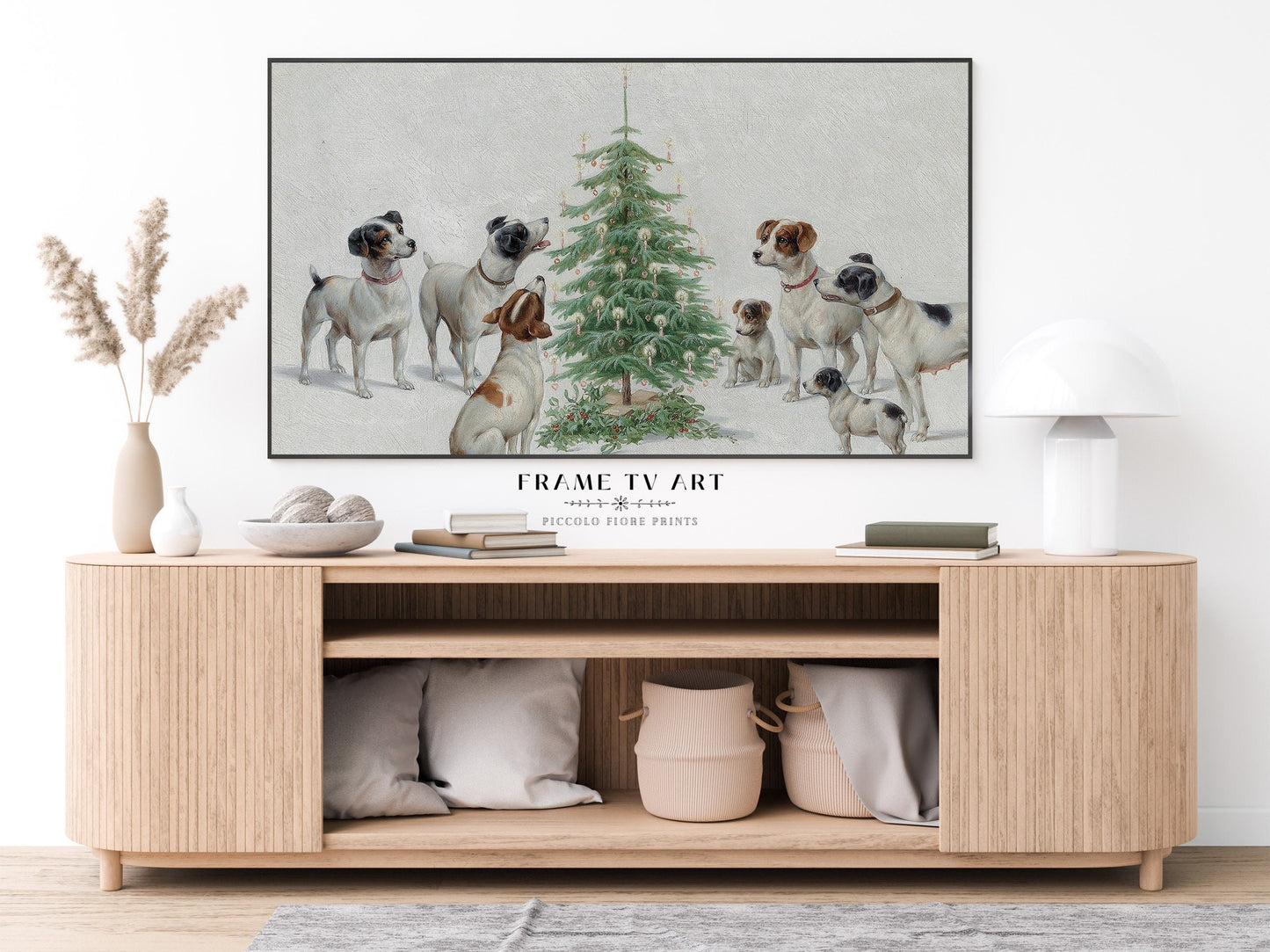 Samsung Frame TV Art | Dogs at Christmas | TV16