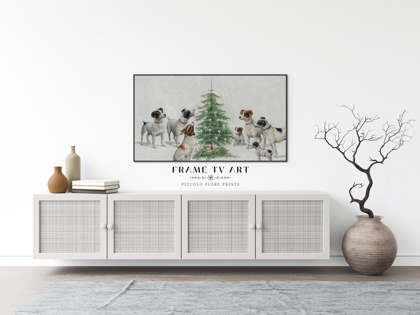 Samsung Frame TV Art | Dogs at Christmas | TV16