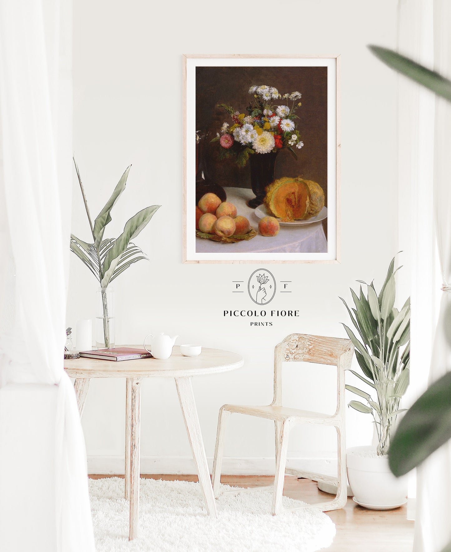 Still Life with Pumpkin, Flowers and Fruit | P474