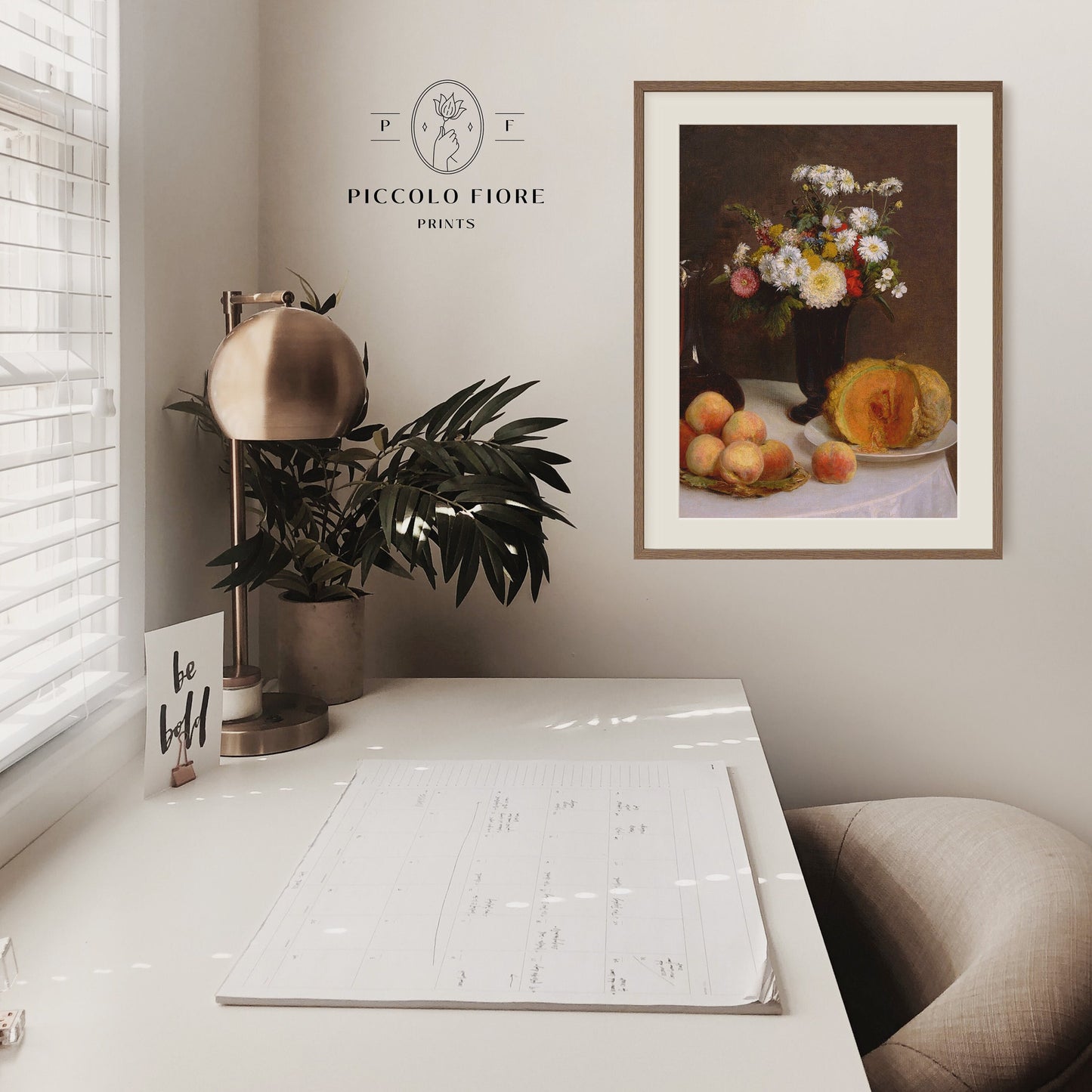 Still Life with Pumpkin, Flowers and Fruit | P474