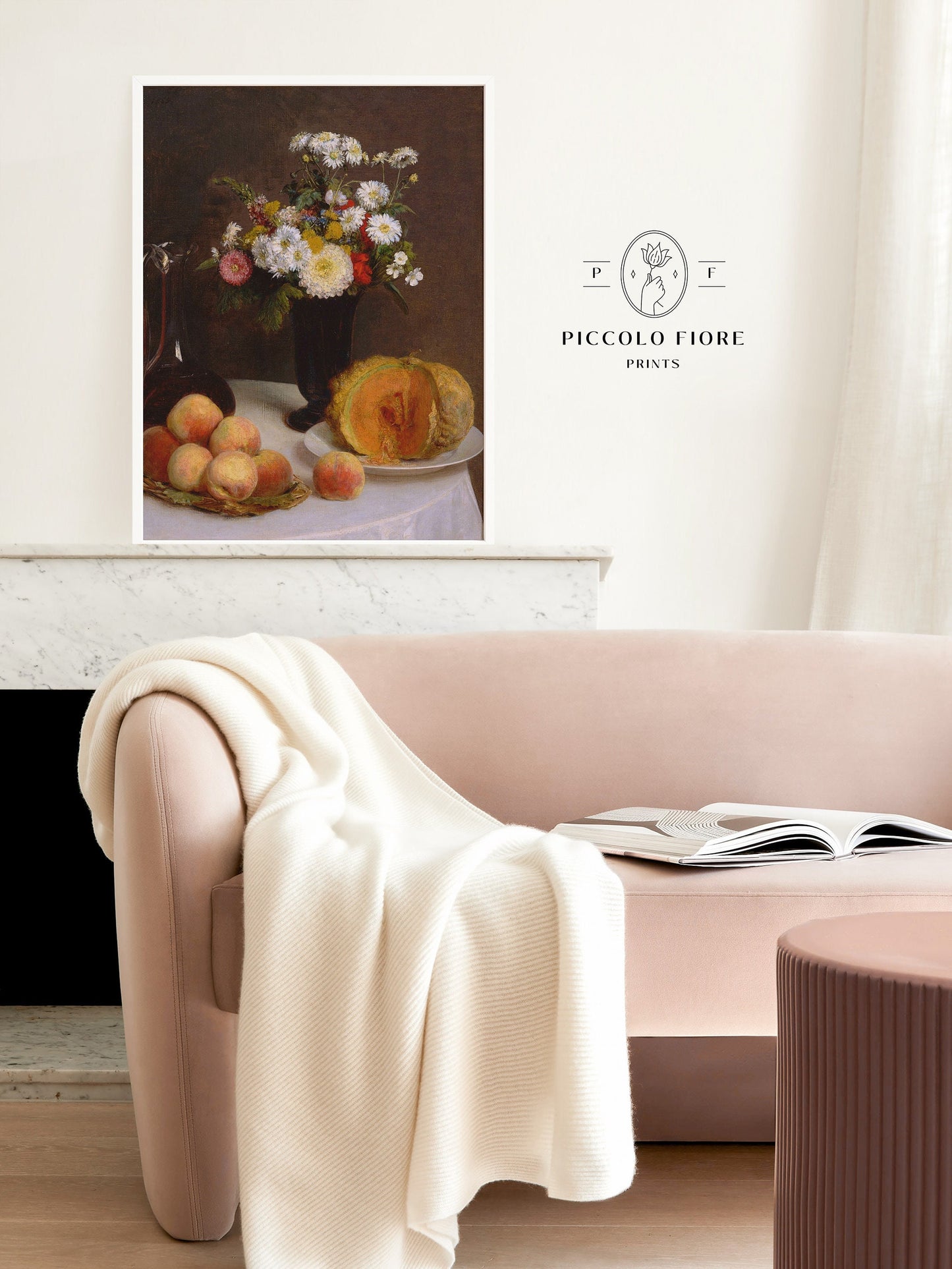 Still Life with Pumpkin, Flowers and Fruit | P474