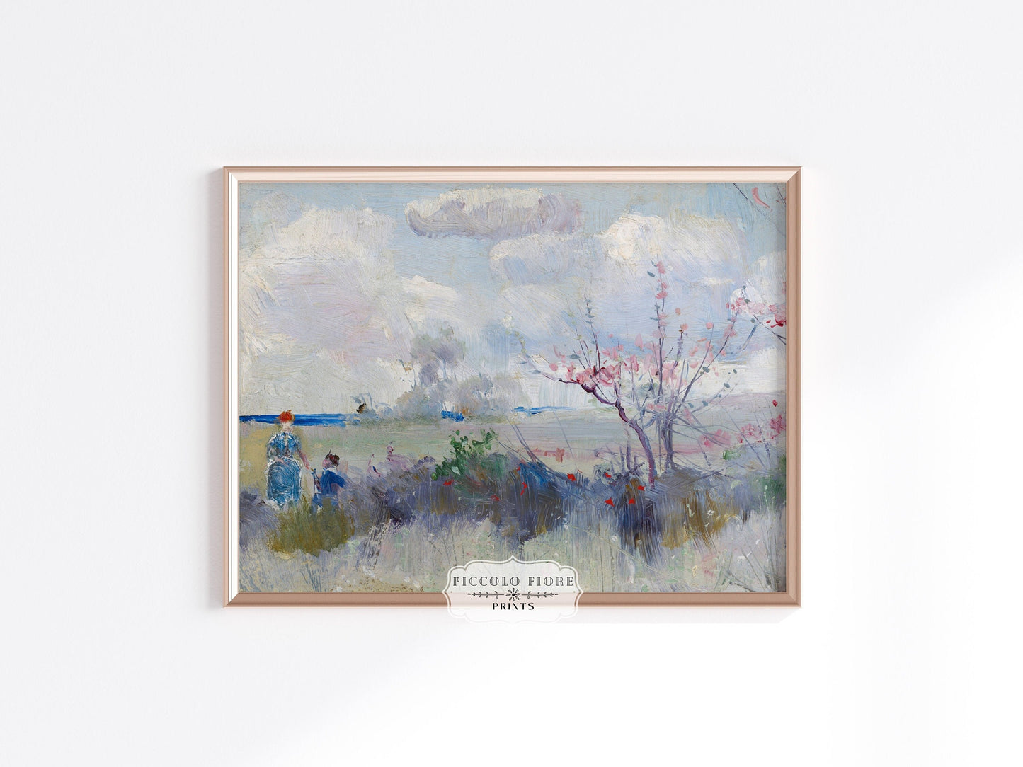 Landscape with Blossom and Clouds | P554